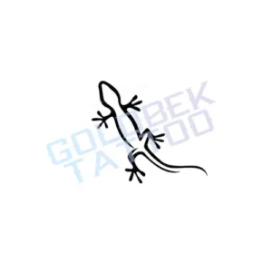Lizard Tiny Tattoo V.12