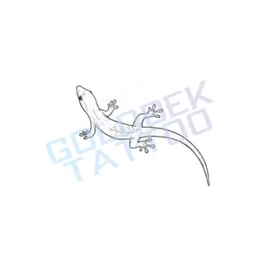 Lizard Tiny Tattoo V.13