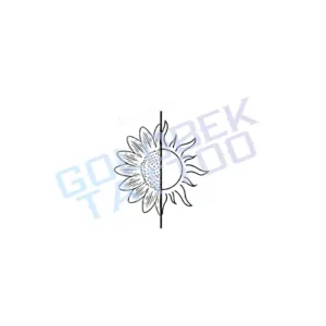 SunFlower Flower Tattoo V.2