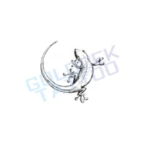 Lizard Tiny Tattoo V.9