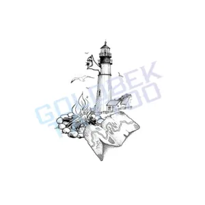 Travel Lighthouse Tattoo