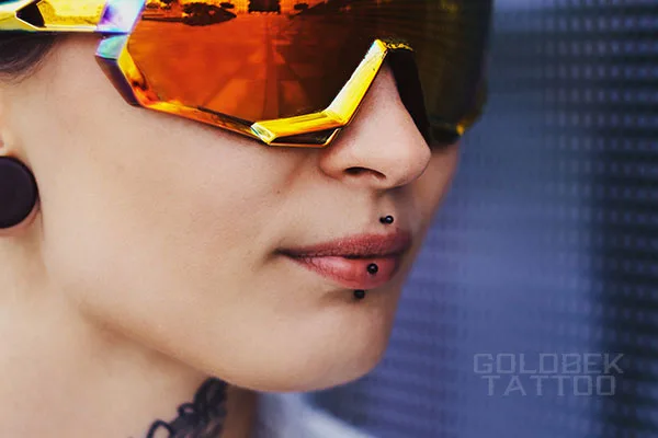 Mouth piercing