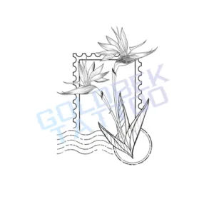 Strelitzia Postcard Tattoo