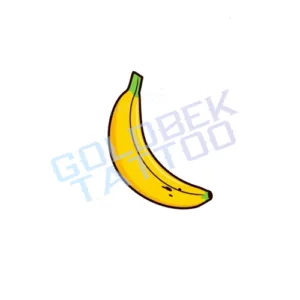 Single Banana Tattoo