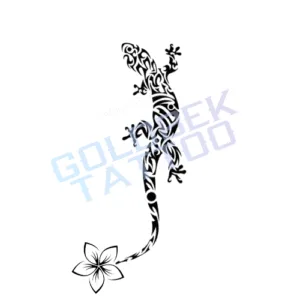 Lizard Fineline Tattoo