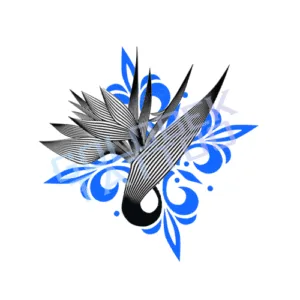OldSchool Strelitzia Tattoo