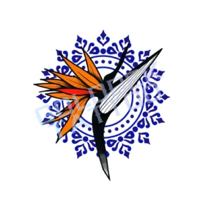 Traditional Strelitzia Tattoo