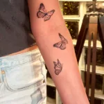 Fineline Tattoos 2 Fineline Butterfly Tattoo