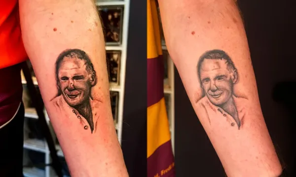 Before After Portrait tattoo