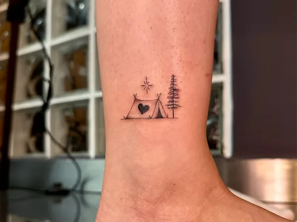 fineline cute tattoo